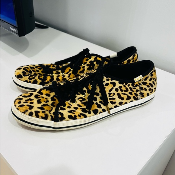 Kate Spade Keds Leopard Print Sneakers - Picture 3 of 6